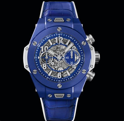 hublot big bang blue king strap black|limited Hublot big bang edition.